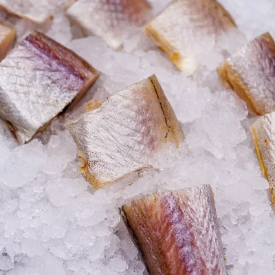 Tomada de fábrica Doce e Refrescante Congelado Meio Seco Pollock Corte